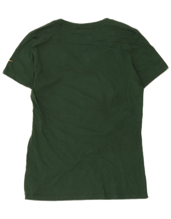 Женская футболка с рисунком Nike Green Bay Packers, топ UK 14, большой хлопок