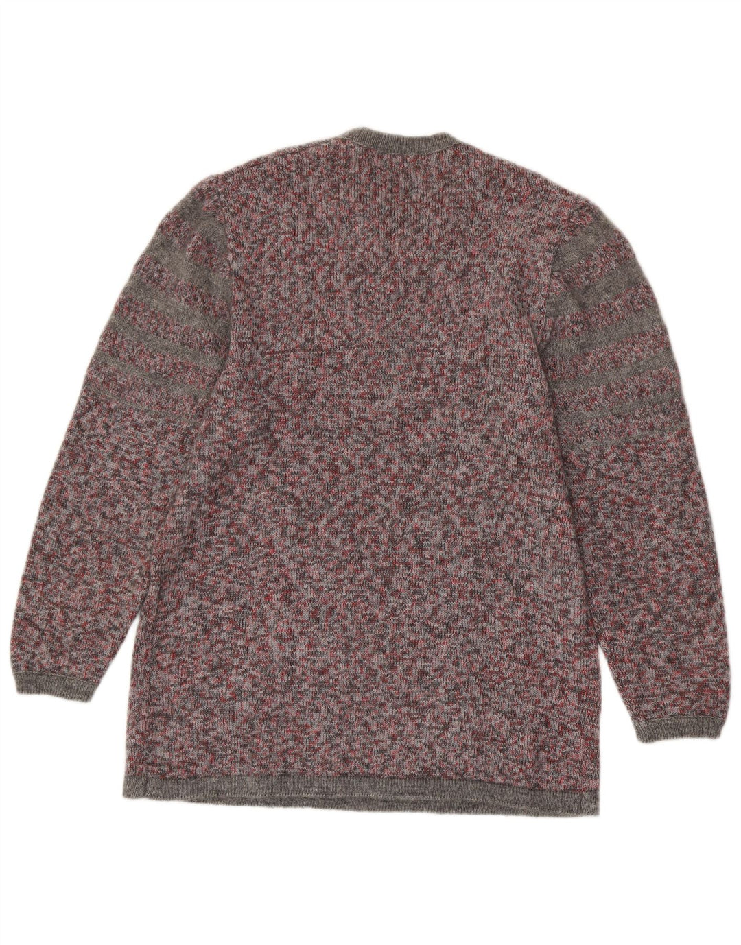 ВИНТАЖНЫЙ женский джемпер с круглым вырезом, Великобритания, 16, большой, разноцветный, в крапинку