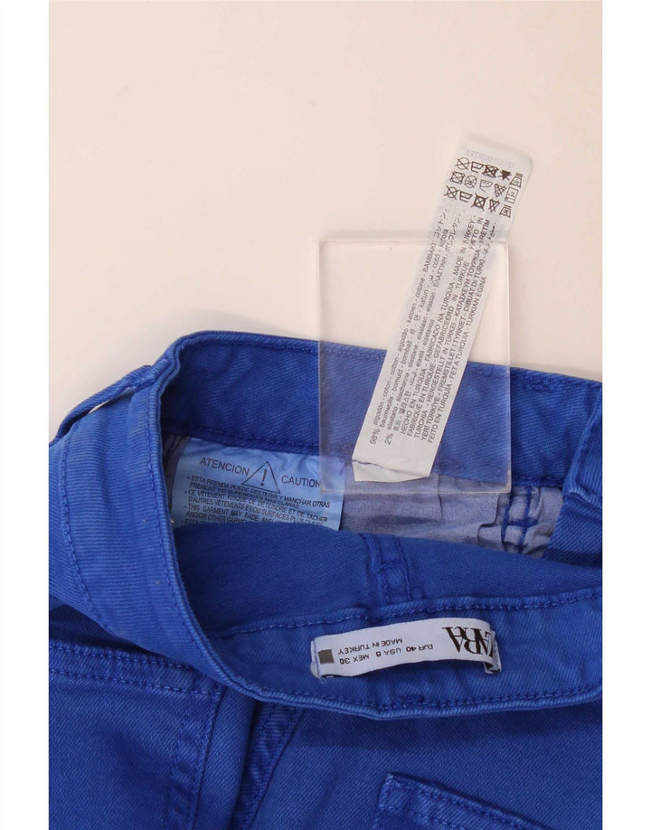Женские узкие джинсы Zara EU 40 Medium W30 L33 Синие, хлопок