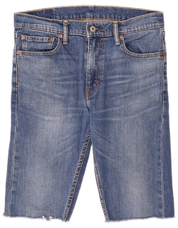 Мужские джинсовые шорты Levi's 510 W32, средний синий хлопок