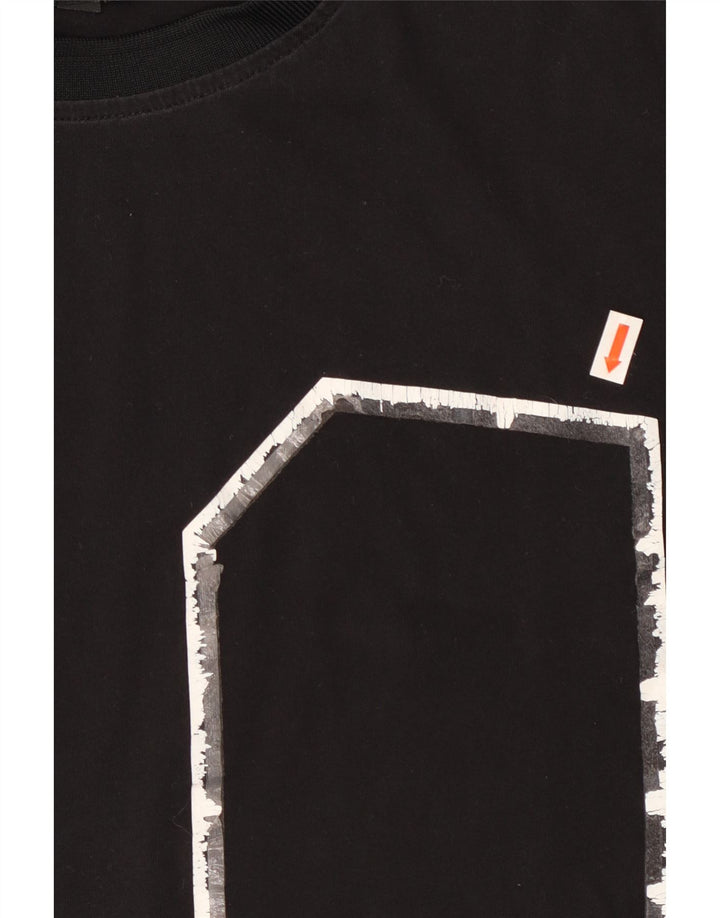 Мужская футболка Armani Exchange, средний черный