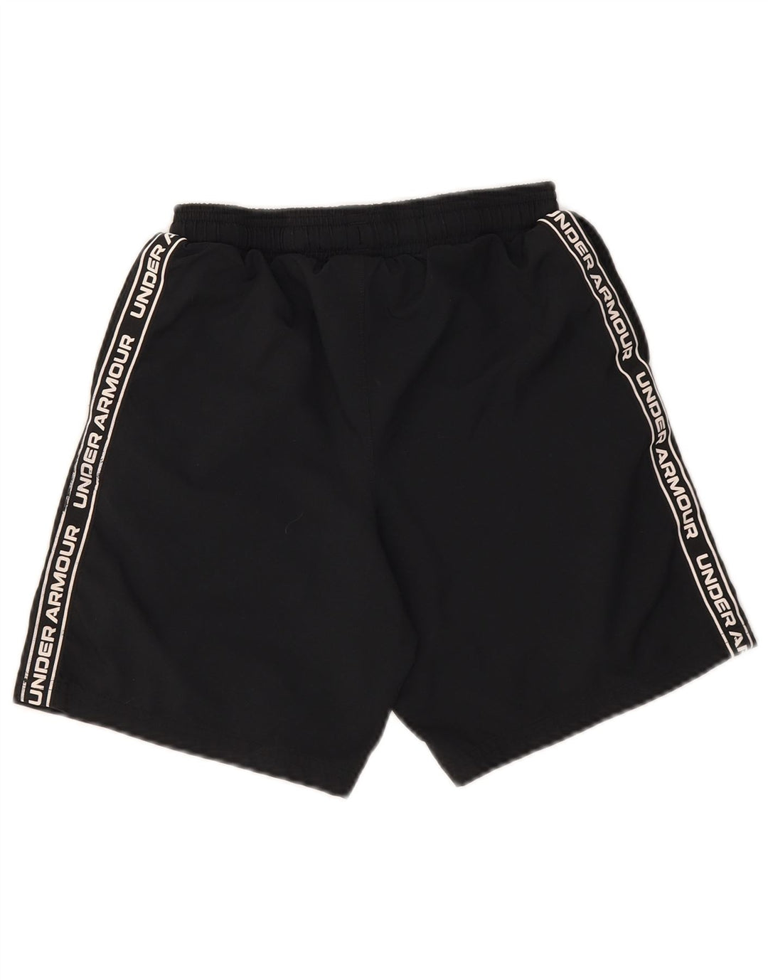 Спортивные шорты с рисунком Under Armour для мальчиков 7–8 лет, черные