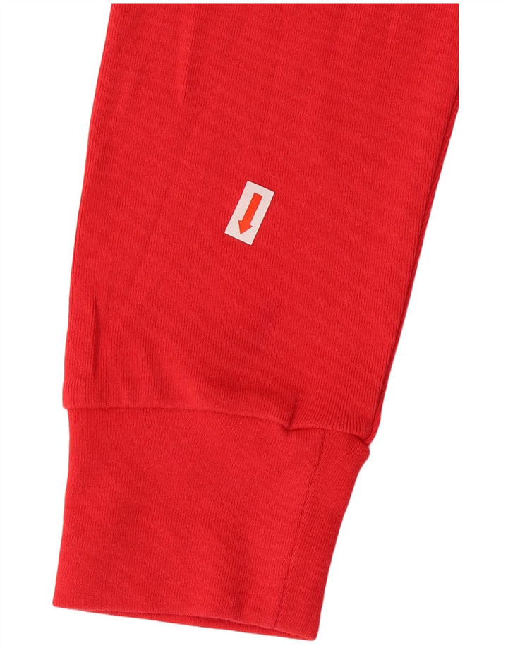 Мужской топ с рисунком J. Crew, средний красный хлопок с длинными рукавами