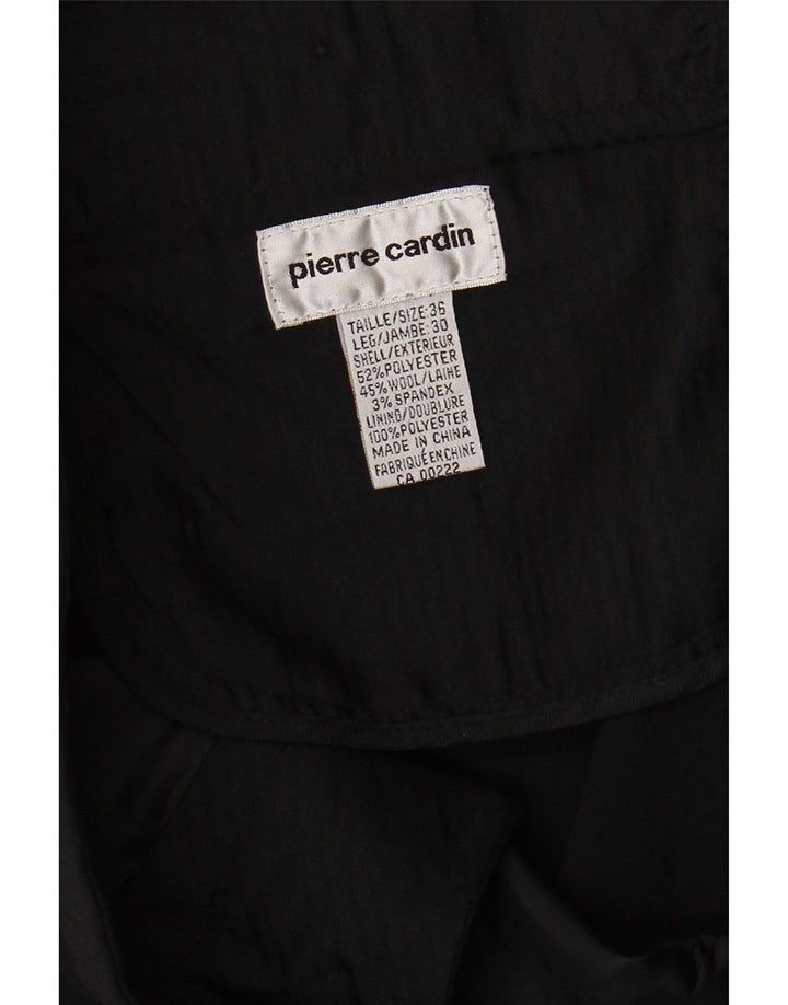 Мужские прямые брюки чинос Pierre Cardin W36 L27, черные, полиэстер