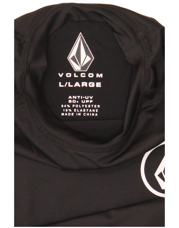Мужская футболка Volcom, большой черный полиэстер