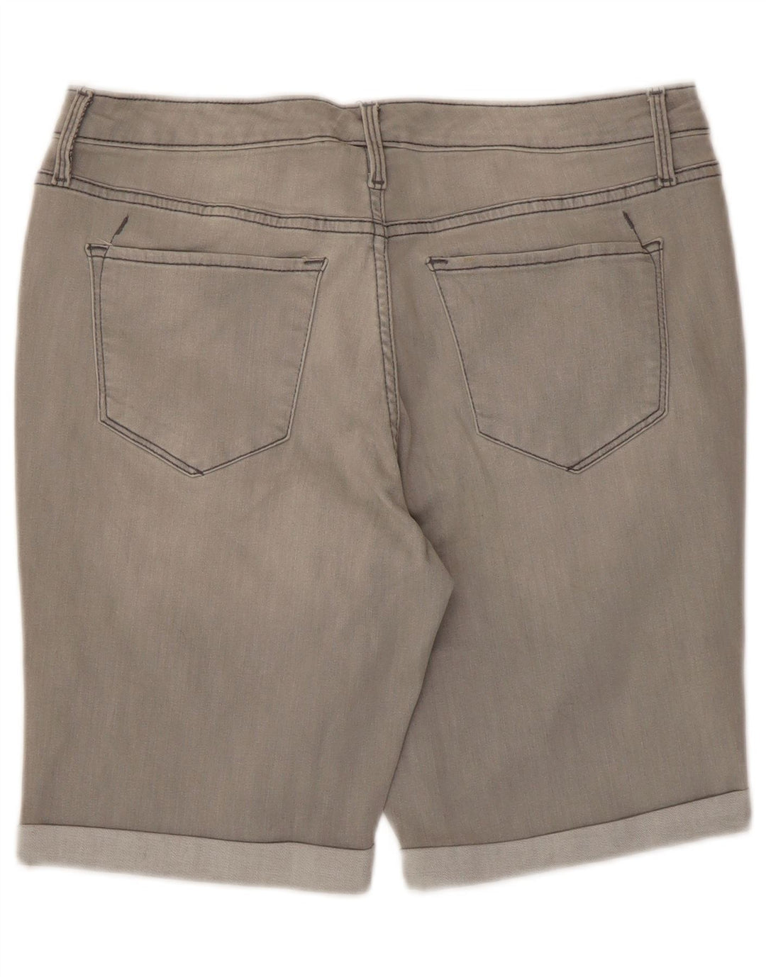 Женские джинсовые шорты Mossimo Power Stretch со средней посадкой (США 12, большие W31), серые