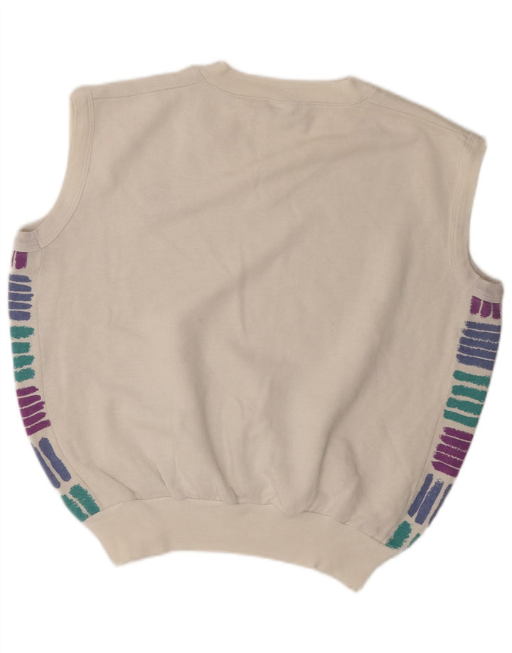 Мужская майка-майка Sergio Tacchini XL, белый акрил