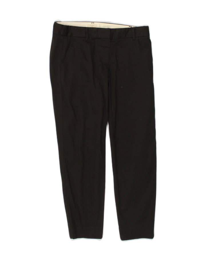J. CREW Womens City Fit Slim Chino Trousers US 2 XS W30 L26 Black Cotton | Vintage J. Crew | Thrift | Second-Hand J. Crew | Used Clothing | Messina Hembry 