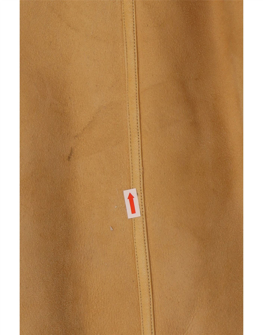 Винтажная женская дубленка IT 46, большая бежевая дубленка