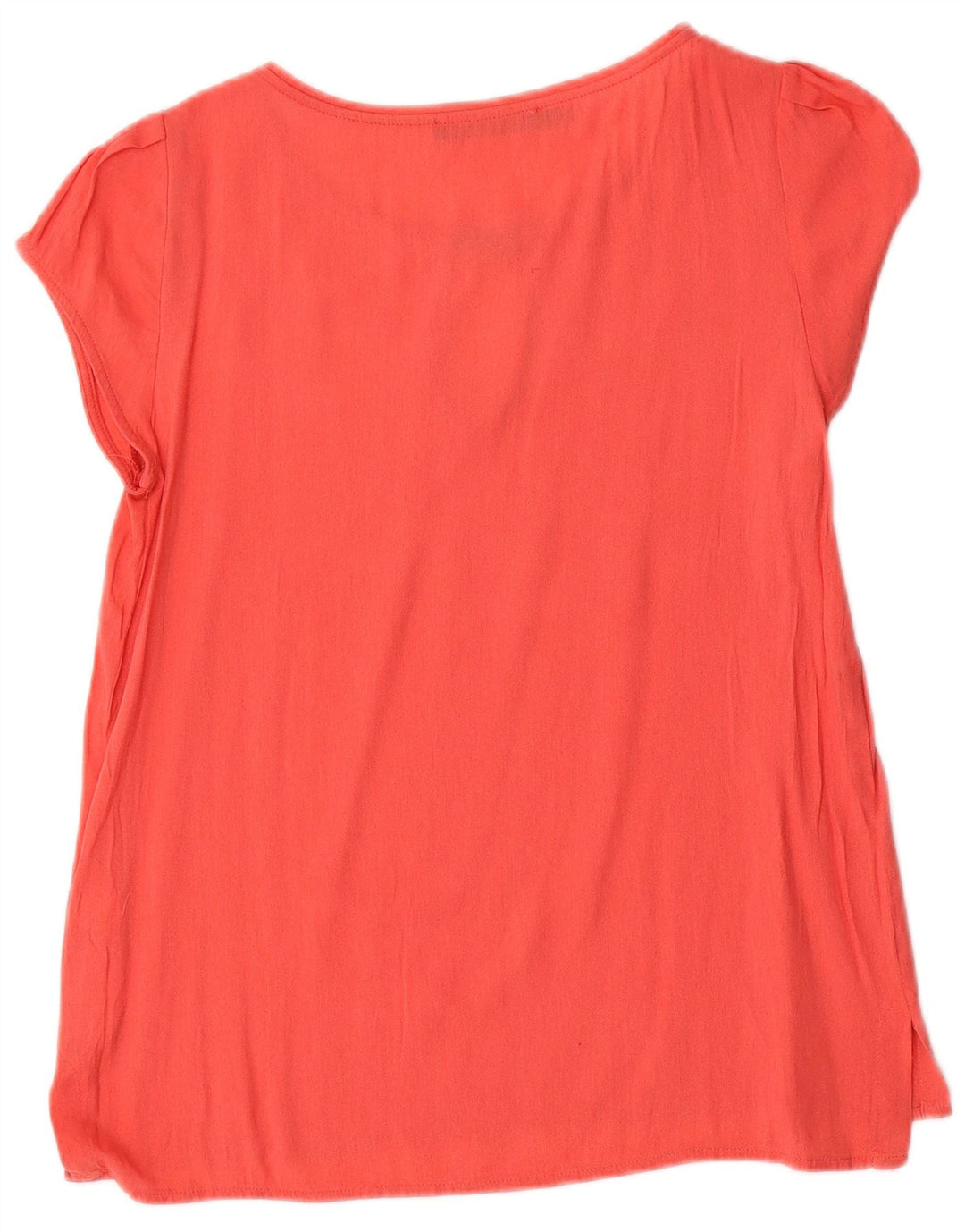 Женская блузка Zara Top UK 12, средний красный, вискоза