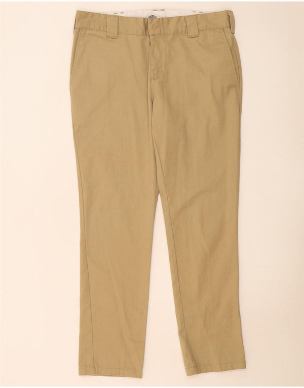 Мужские брюки-чиносы Dickies Slim Fit W34 L32, хаки, полиэстер