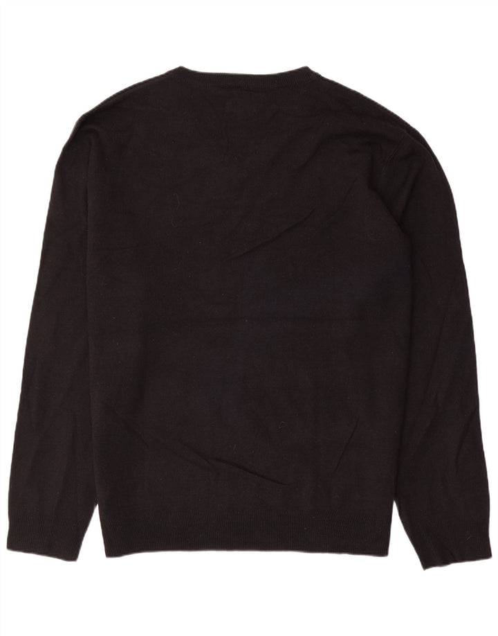 Мужской джемпер с v-образным вырезом PIERRE CARDIN 3XL, черный акрил