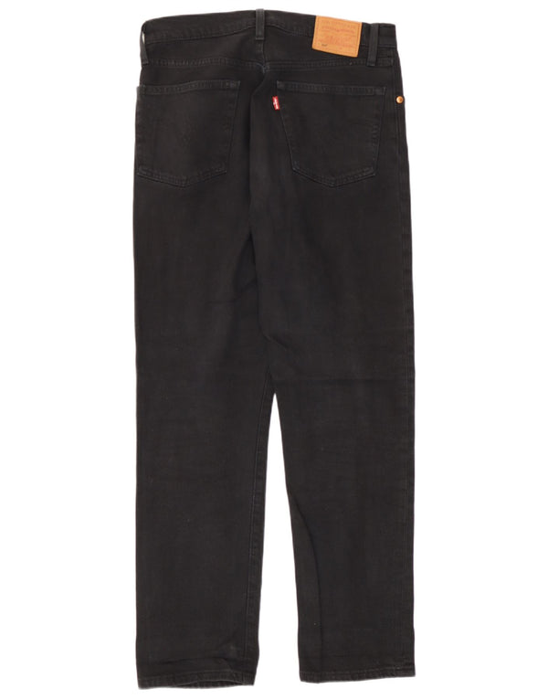 Мужские прямые джинсы Levi's 501 W28 L27 черные