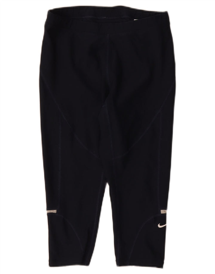 Женские леггинсы-капри Nike US 0/2 XS, темно-синий полиэстер