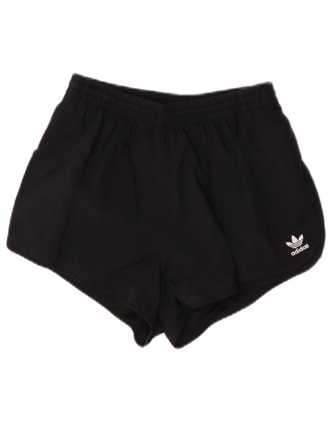 Женские спортивные шорты Adidas UK 8, маленькие черные из полиэстера
