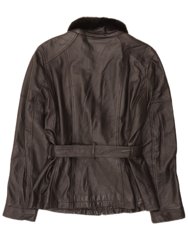 Женская кожаная куртка Conbipel IT 48 XL Черная
