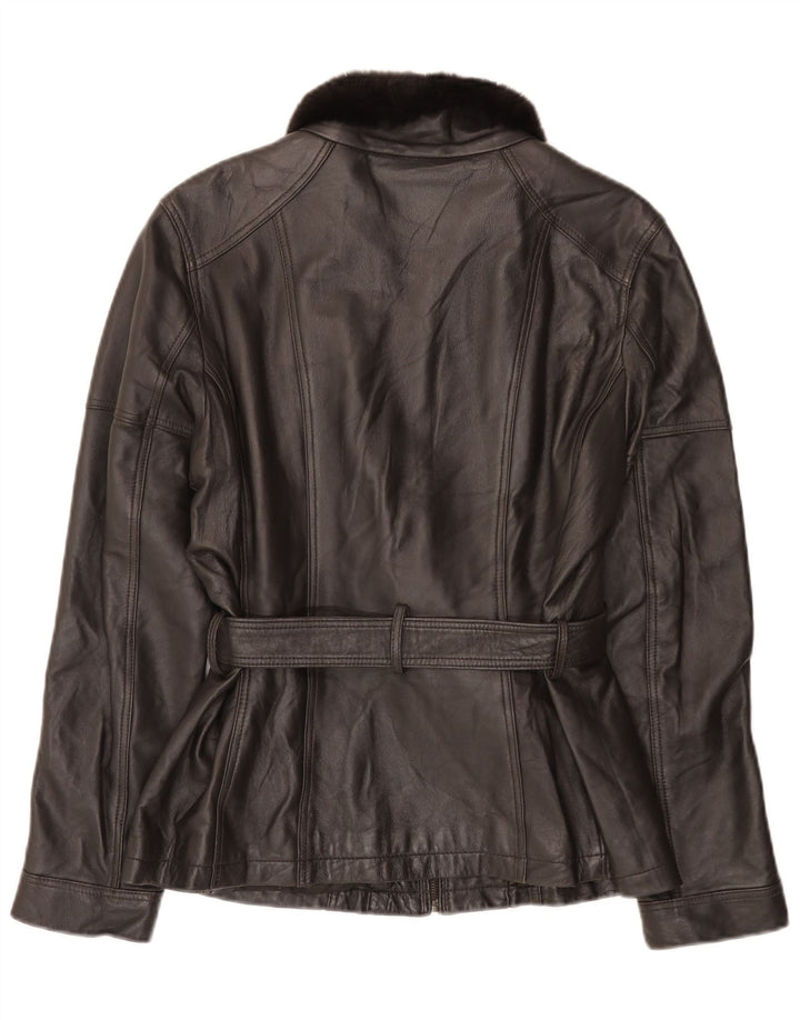 Женская кожаная куртка Conbipel IT 48 XL Черная