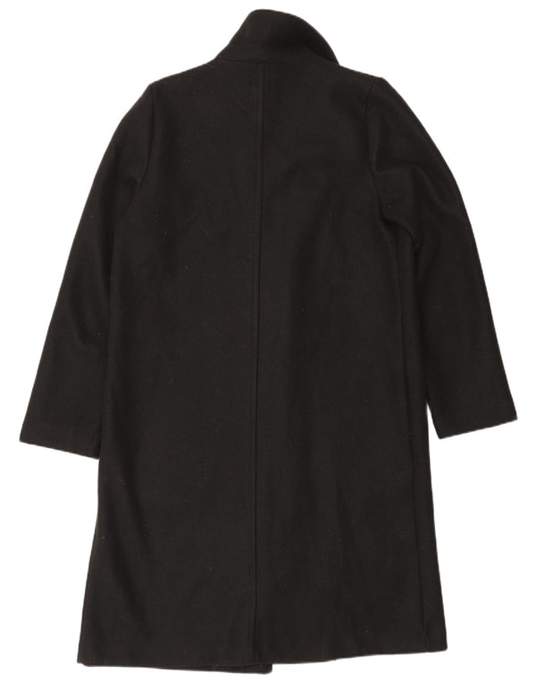 Женское открытое пальто Zara UK 14, средний черный полиэстер