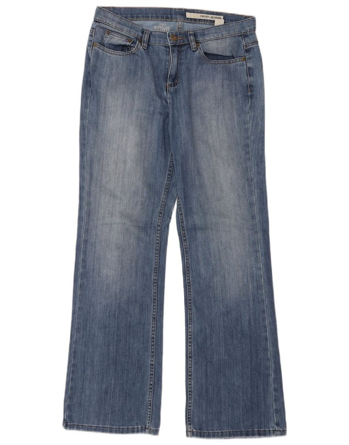 Женские расклешенные джинсы Dkny Soho W32 L32, синий хлопок