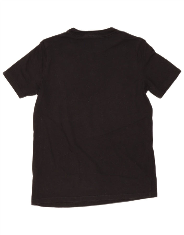 Женская футболка с рисунком Adidas Top UK 14, средний черный хлопок