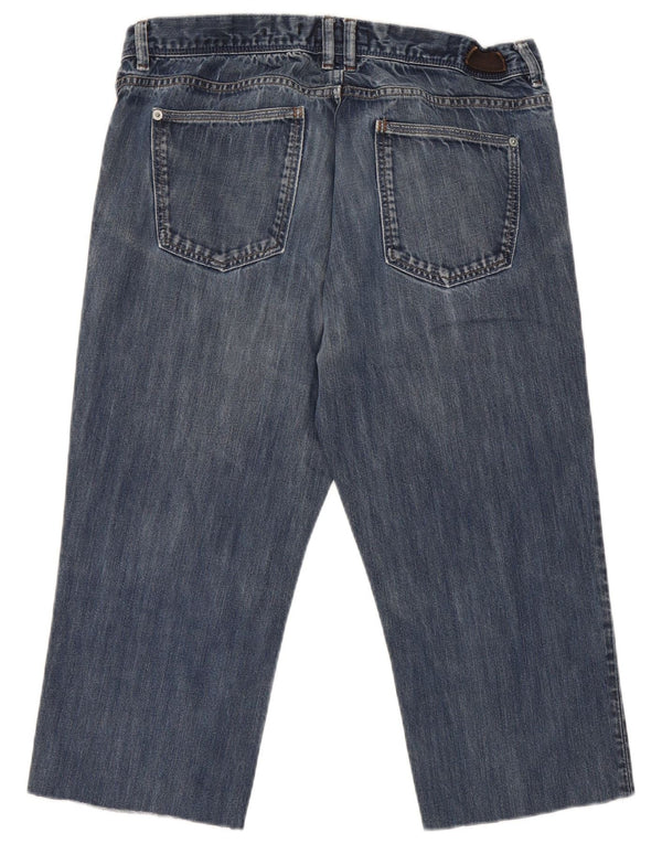 Мужские джинсы-капри Massimo Dutti EU 42, большие W32 L20, синие, хлопок