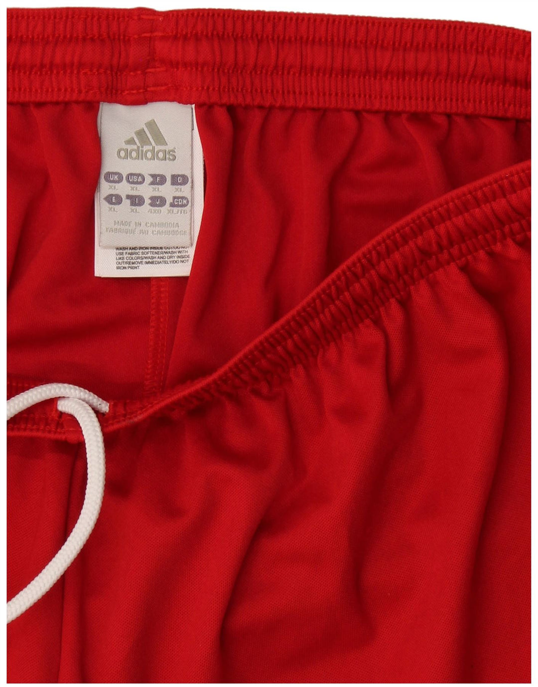 Мужские спортивные шорты Adidas XL, красный полиэстер