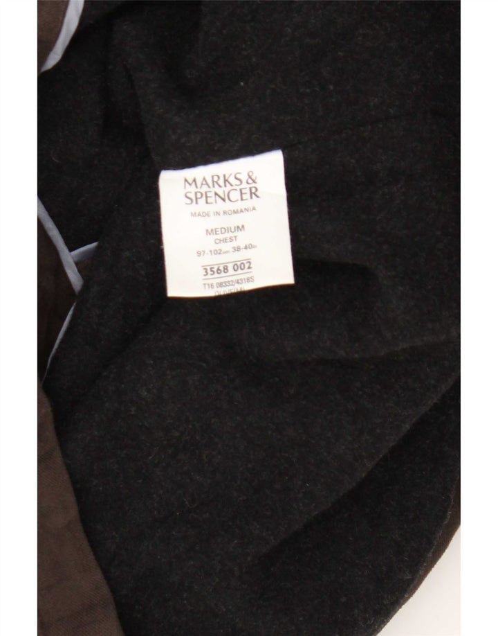 Мужская универсальная куртка Marks & Spencer UK 38, хлопковый средний коричневый цвет