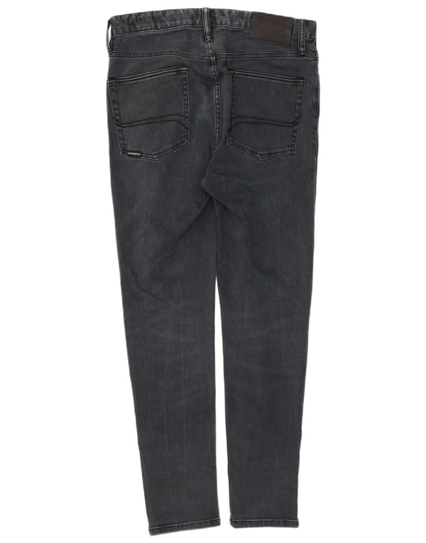 SUPERDRY Мужские узкие джинсы W32 L30 Синие, хлопок