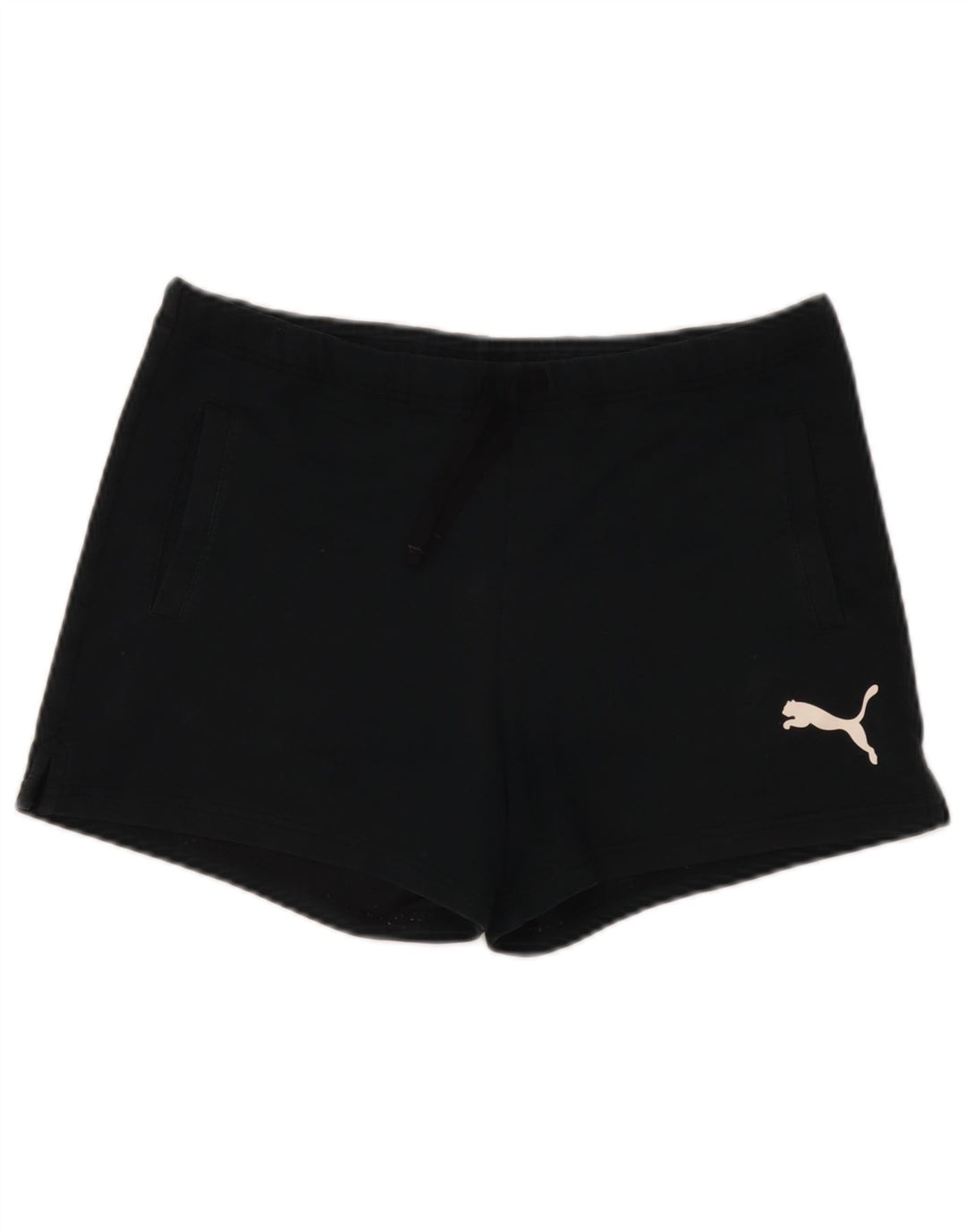 Женские спортивные шорты с рисунком Puma UK 8, маленькие черные