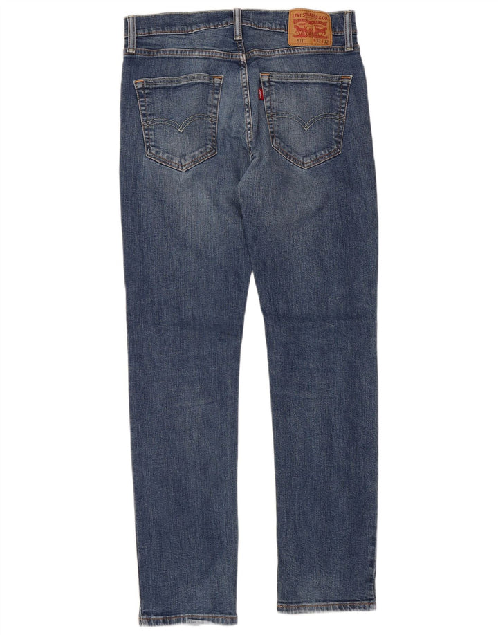 Мужские джинсы LEVI'S 511 Slim W32 L32 Синие, хлопок
