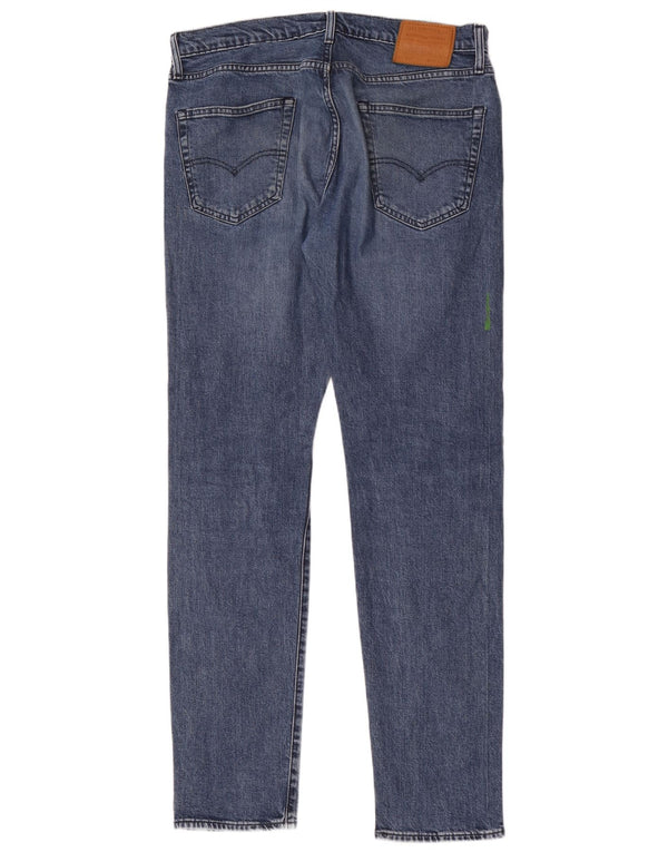 Мужские зауженные джинсы Levi's 502 W34 L36 синие, хлопок