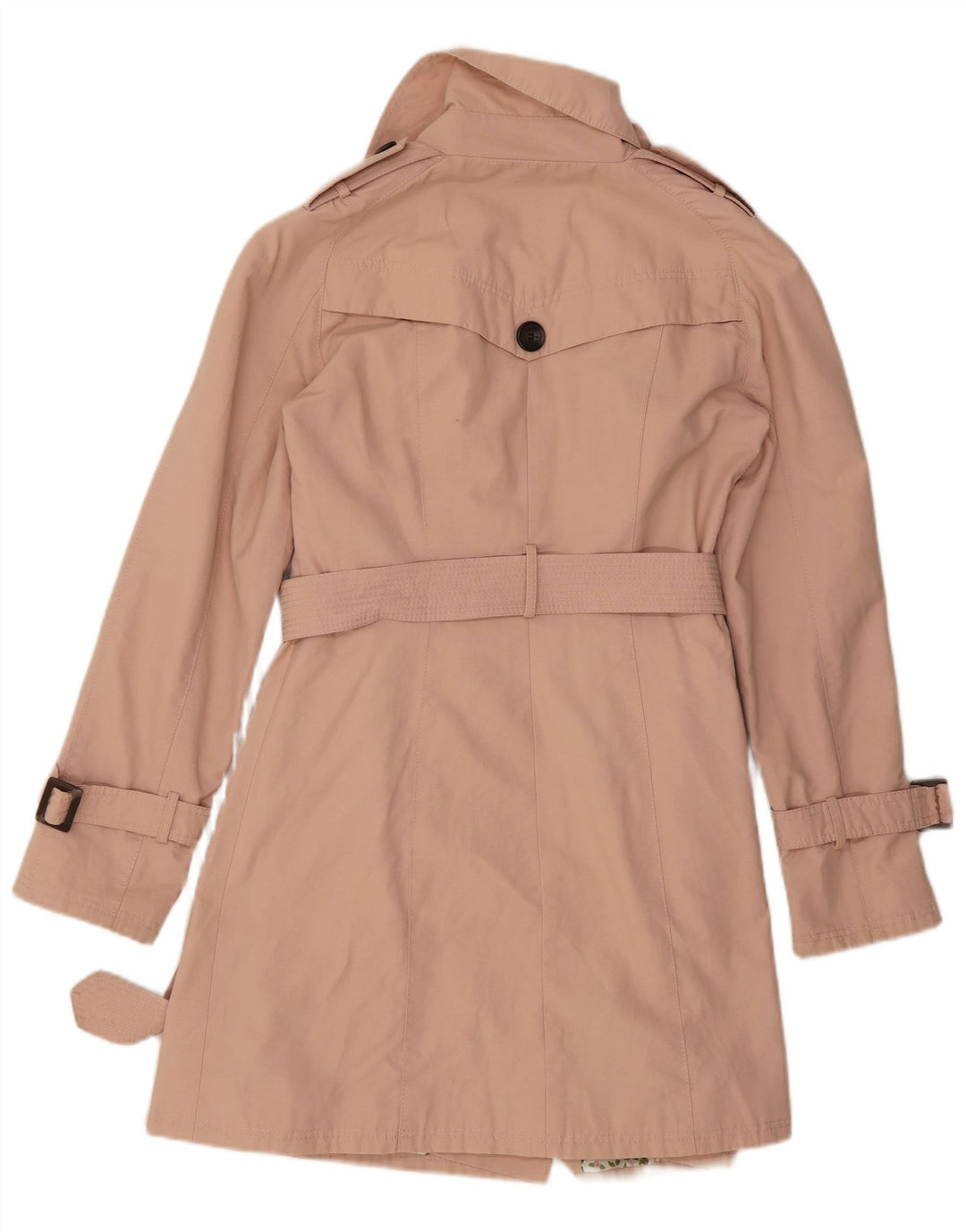 Женский тренч Marks & Spencer UK 10, маленький розовый хлопок
