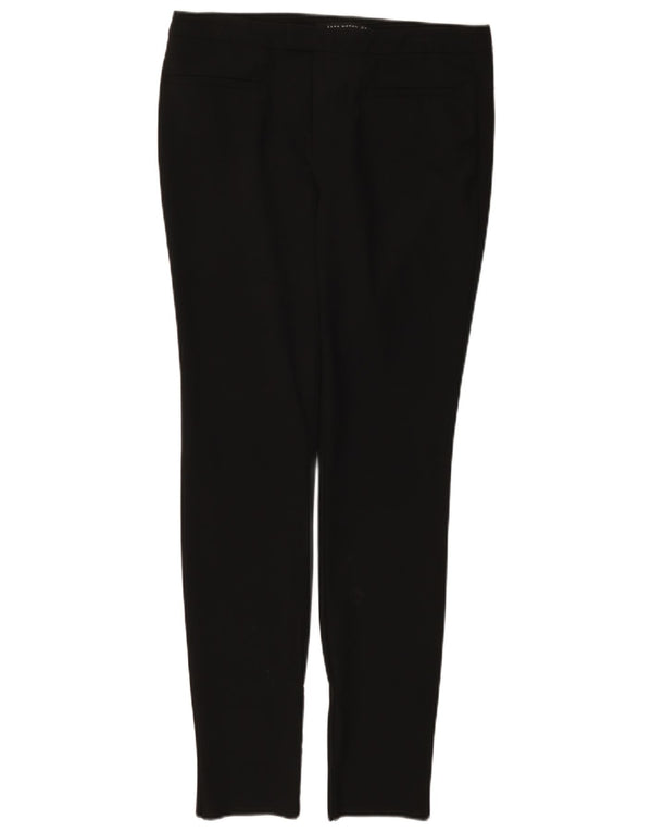ZARA Womens Skinny Casual Trousers EU 38 Small W28 L30 Black