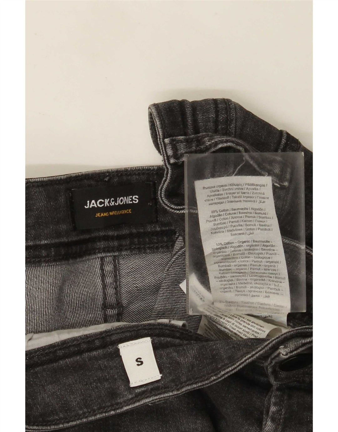 Jack & Jones Джинсовые шорты мужские маленькие W29 Серые