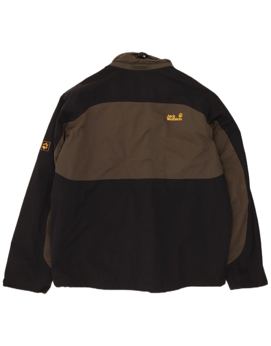 Мужская ветровка JACK WOLFSKIN, Великобритания, 40/42, большая, темно-синяя, с цветными блоками