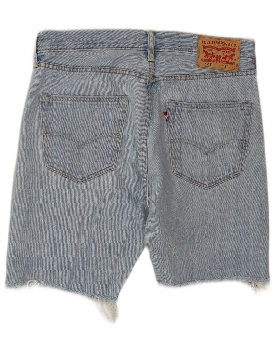 Мужские джинсовые шорты Levi's 501 W31, средний синий хлопок