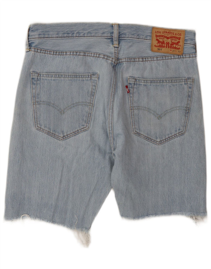 Мужские джинсовые шорты Levi's 501 W31, средний синий хлопок