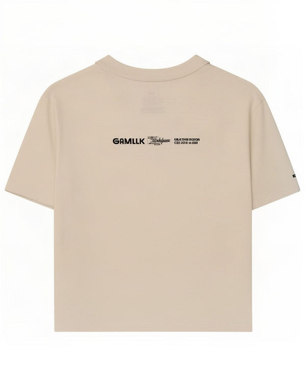 Женская укороченная футболка с рисунком Tommy Hilfiger UK 6 XS, белый хлопок
