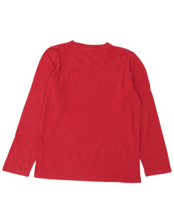 Мужской топ с длинным рукавом North Sails, большой красный хлопок, с рисунком