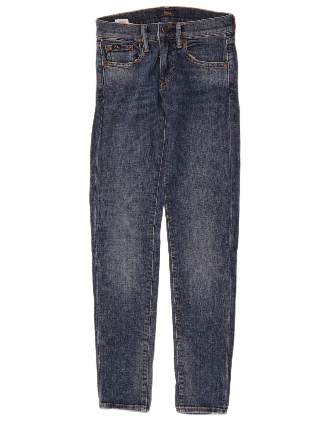 Женские узкие джинсы Polo Ralph Lauren W24 L30 синие, хлопок