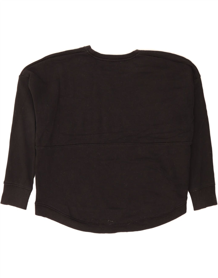 ATHLETA Womens Sweatshirt Jumper UK 18 XL Black Polyester Vintage Athleta and Second-Hand Athleta from Messina Hembry 