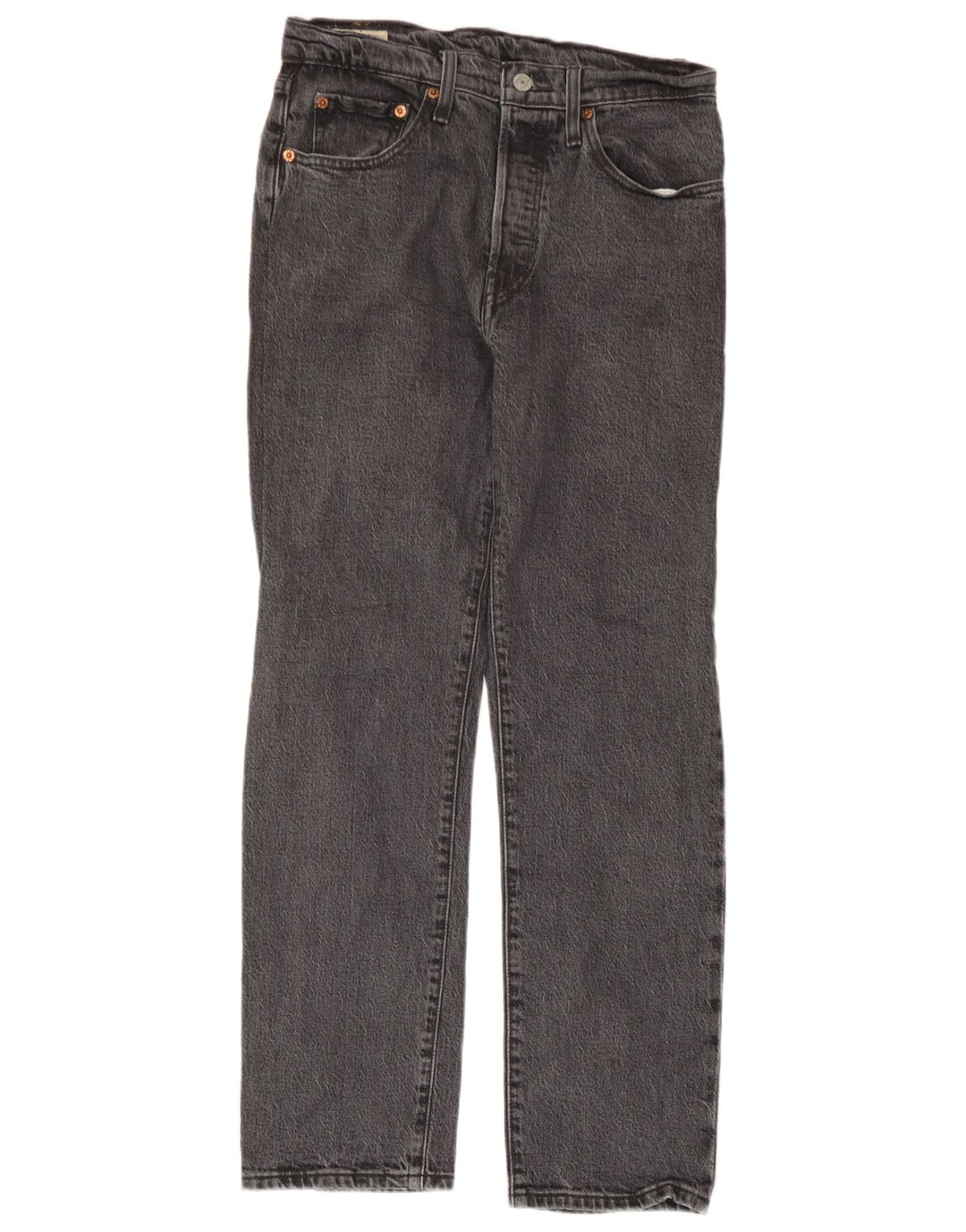 Мужские прямые джинсы Levi's 501 W27 L28 серые, хлопок