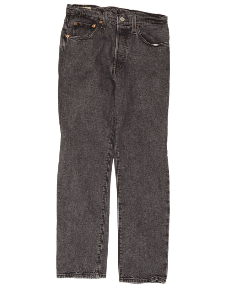 Мужские прямые джинсы Levi's 501 W27 L28 серые, хлопок
