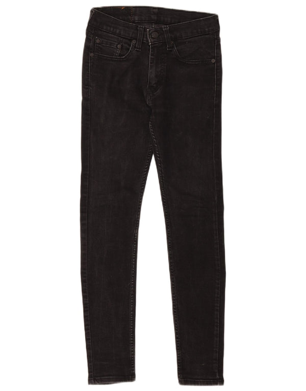 Мужские джинсы Levi's 519 Hi-ball Super Skinny W28 L28, черный хлопок