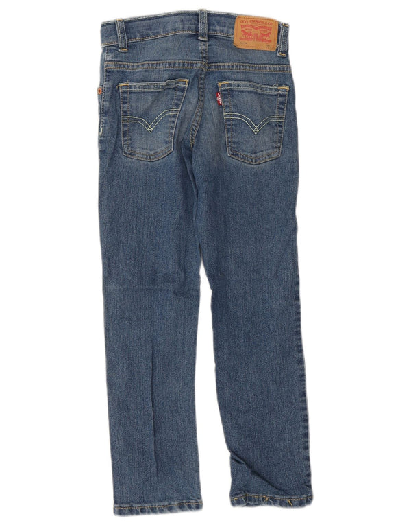Джинсы Levi's 511 Slim для мальчиков 6–7 лет W22 L22, синий хлопок