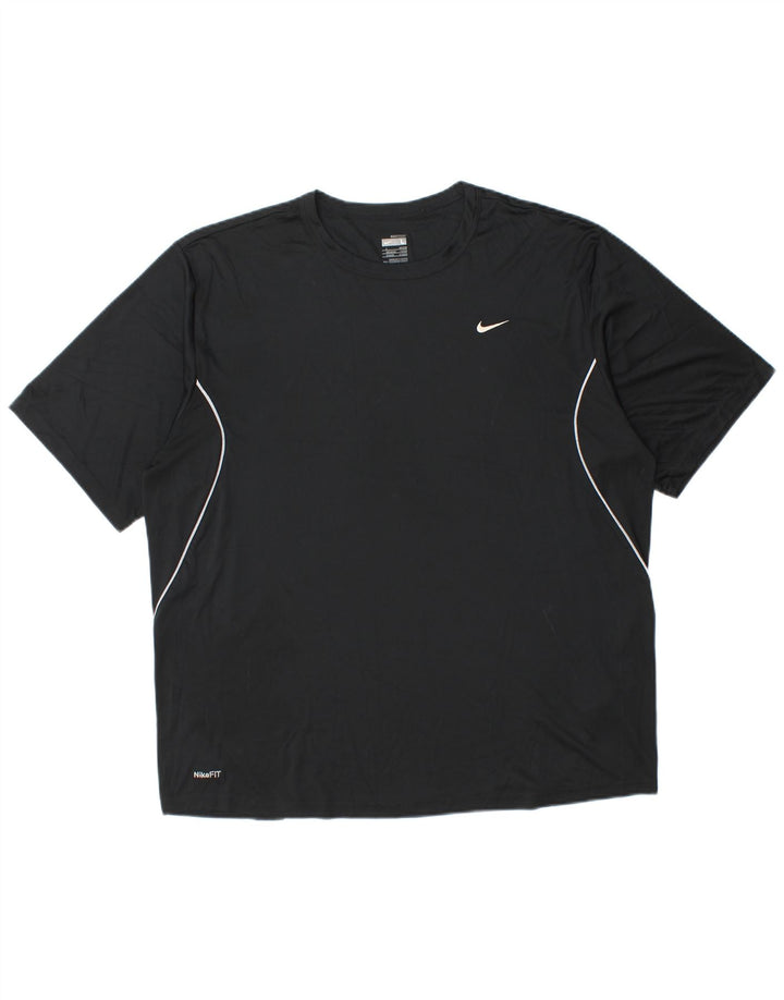 Мужская футболка Nike Top UK 42/44, большая черная, полиэстер