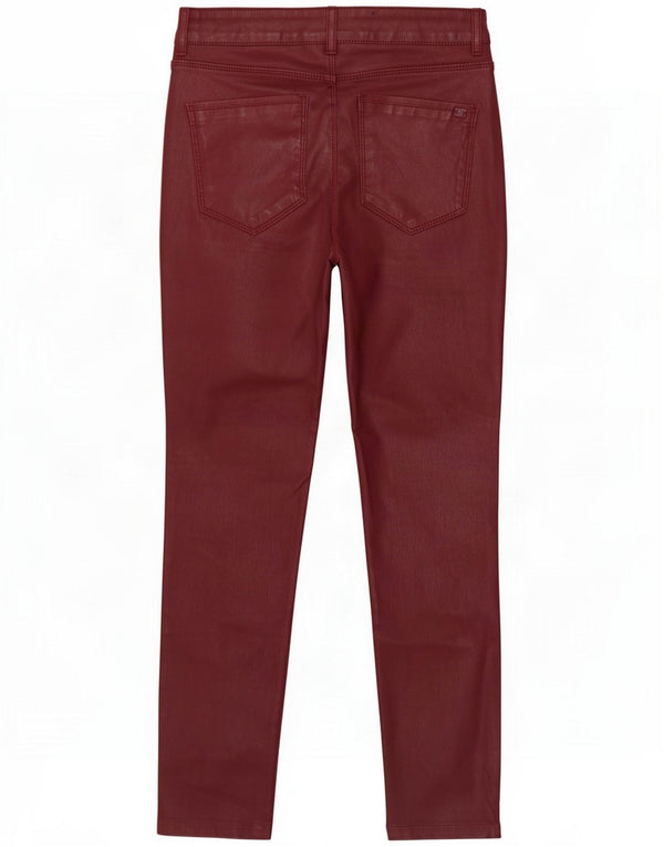 Massimo Dutti Женские укороченные брюки скинни EU 38 Small W28 L26 Бордовый