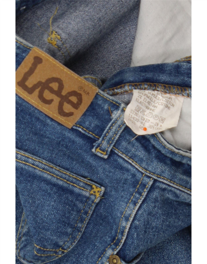 Женские джинсы скинни с высокой талией LEE W32 L31, синий хлопок