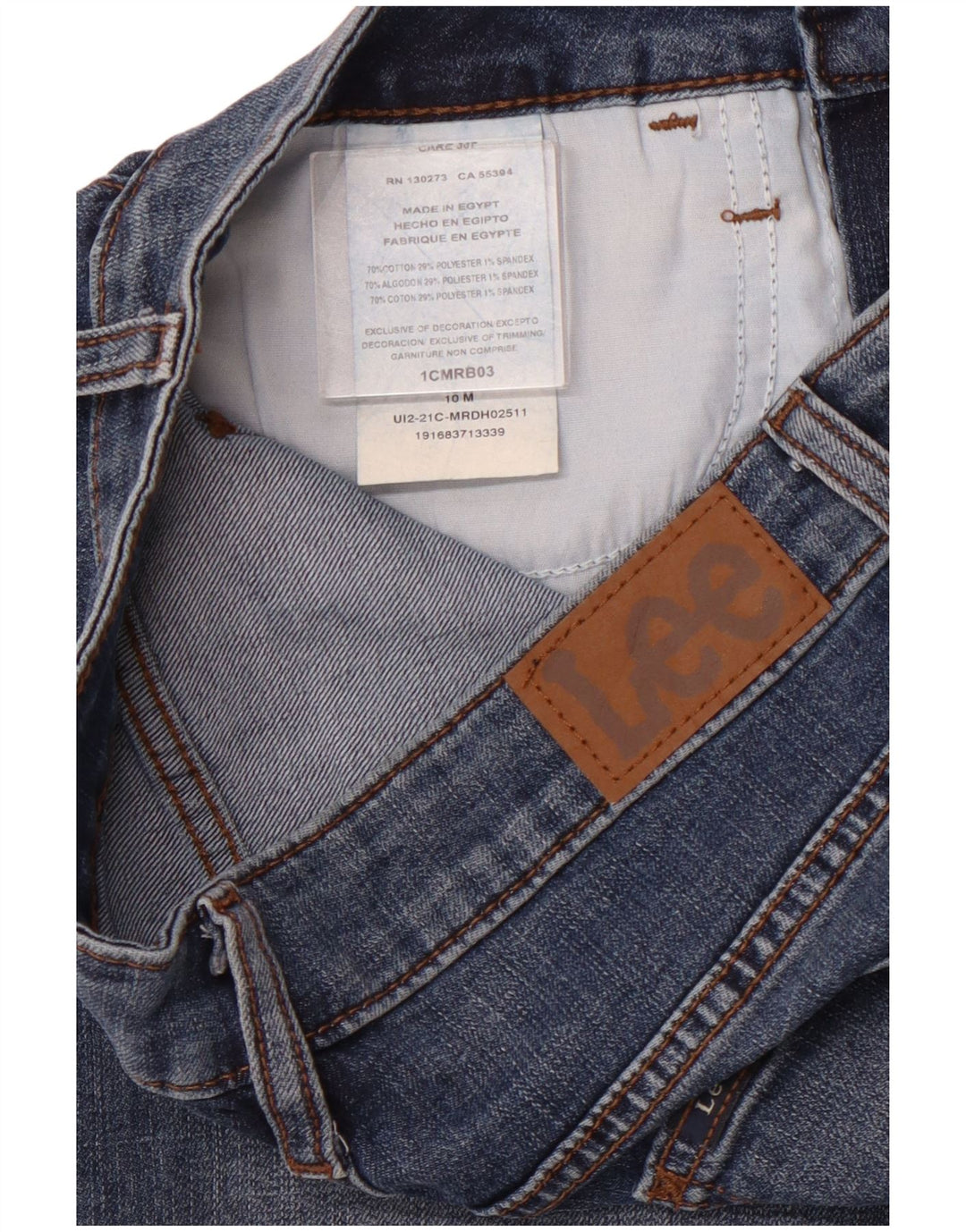 Женские джинсовые шорты-бермуды LEE со средней посадкой, размер США 10, большие W28, синие