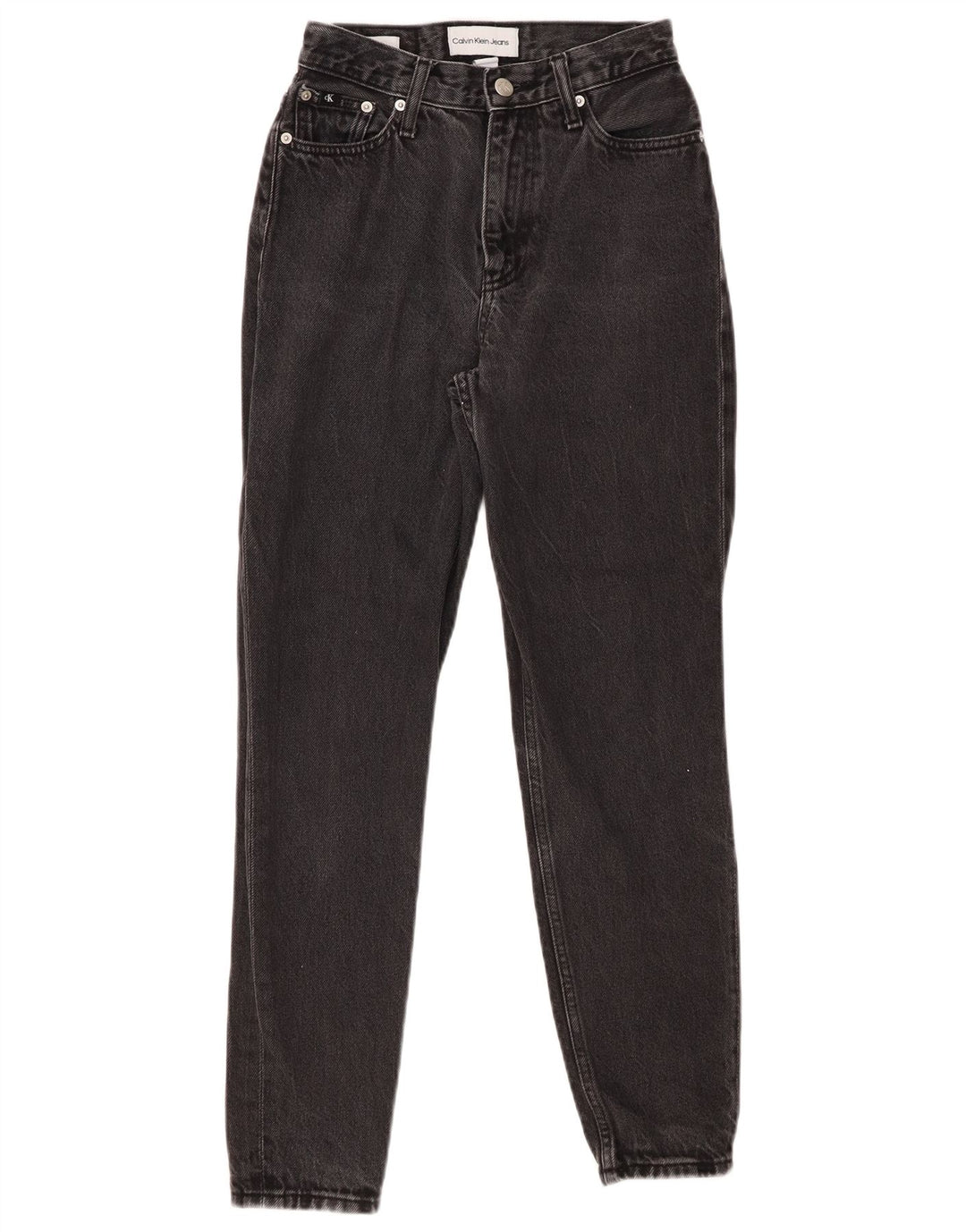 Женские узкие джинсы CALVIN KLEIN W25 L27, черный хлопок